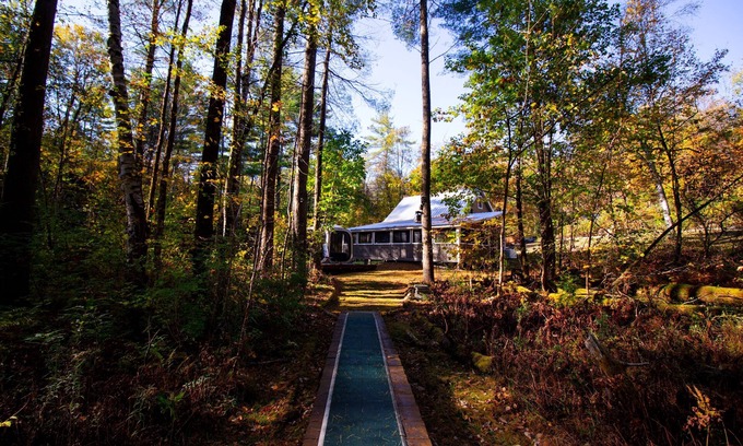 Fort Ann Cabin | Forest Cabin near Log Bay & Shelving Rock Falls of Lake George.