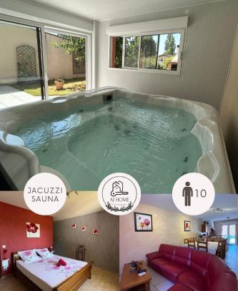 Lafrancaise House | Gîte Coccinelle - Sauna,Jacuzzi,Calme