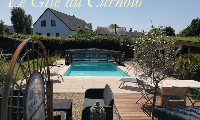 Malonne House | Gîte du Curnolo 3* pour 4/6pers avec spa, piscine