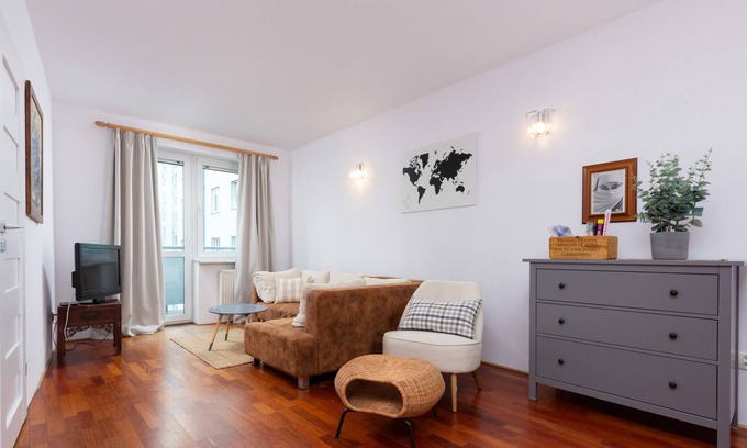 Redlowo Apartment | Gdynia Center, Redłowska 39B, 2 bedroom, balcony