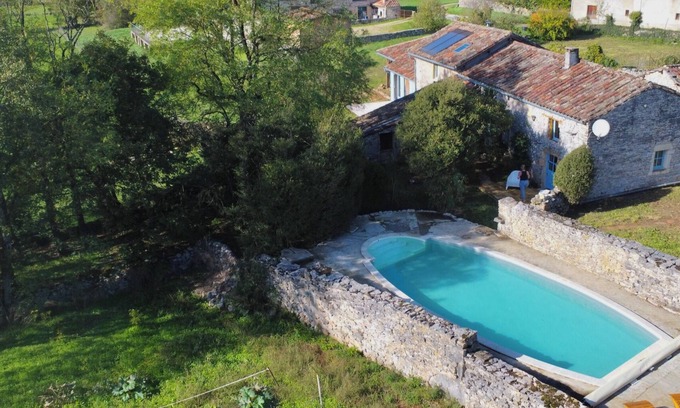 Saint-Antonin Noble Val Other | Gite Valades with pool and view