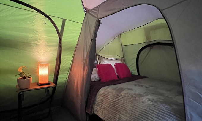 Puertecillo RV Rental | Glamping en Puertecillo, Carpa Exclusiva Para 4P Full Equipada con Baño Privado
