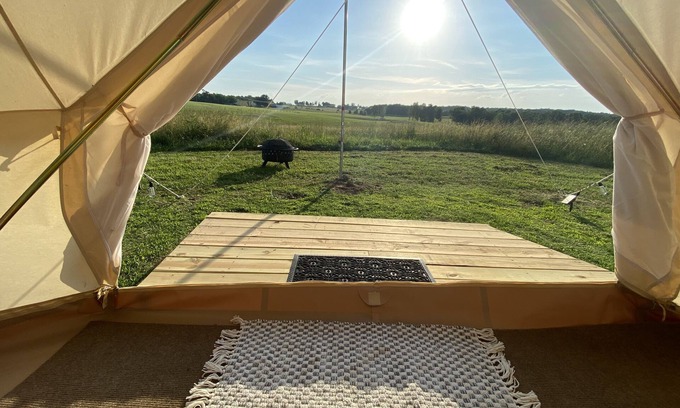 Mammoth Cave RV Rental | Glamping Farm Tent