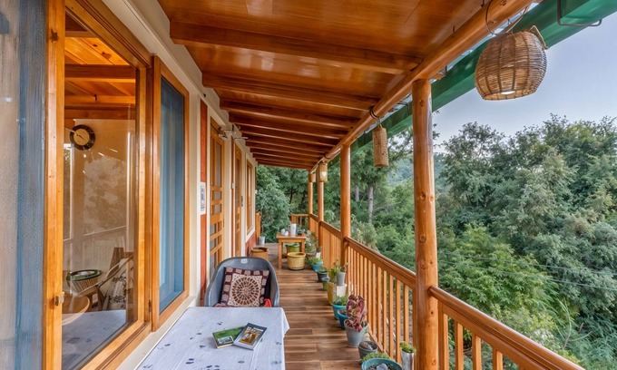 Kaul Cottage | Goldi Cottage Himalayan Serenity Duplex Retreat 2 Duplex Rooms Muktheshwar