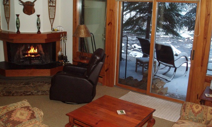Vail House | Gore Creek just off the back deck, Free Bus, Wi-Fi, Hot Tub, Summer Pool