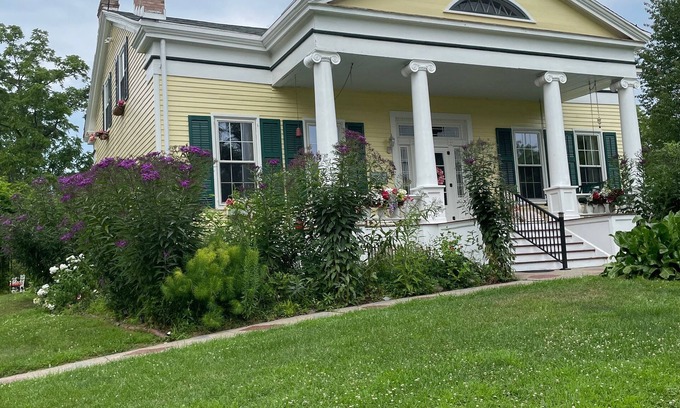 Seneca Falls House | Gorgeous 1838 Greek Revival home in historic Seneca Lake with with lake access.
