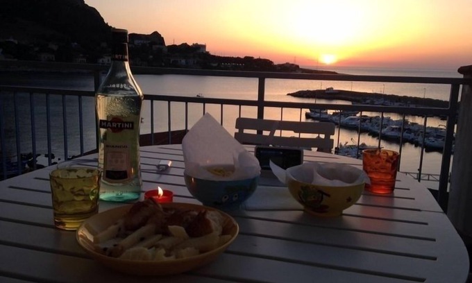 Sferracavallo Apartment | Gorgeous Attic Room by the Sea. Breathtaking view