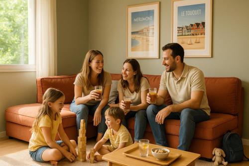 Cucq Apartment | Grand écran, piscine, beach-volley, pétanque inclus