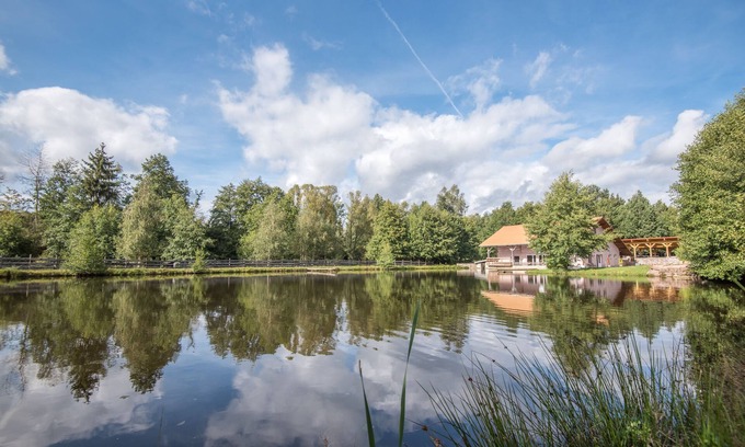 Corcieux Ski Chalet | Grand Chalet-gîte 22 Couchages, Pleine Nature Avec Jacuzzi et Étang Privatif