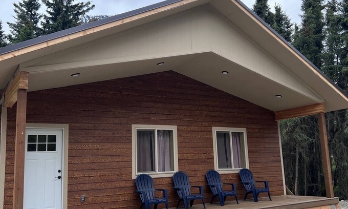 Cooper Landing House | Grayling Cabin - Modern Vacation Home at Eagle Landing Resort