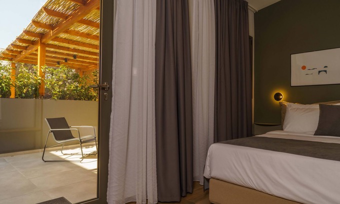 Mets Apartment | GREA Ardittos/Studio Apartment 6 with Private Terrace