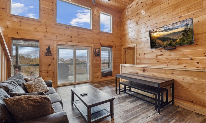 Chalet Village North Cabin | Grizzlies Den 4 Bedroom Cabin by RedAwning