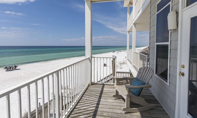 Dune Allen Beach House | Gulf Front, Dune Allen Beach. All bedrooms are gulf front! Amazing views!