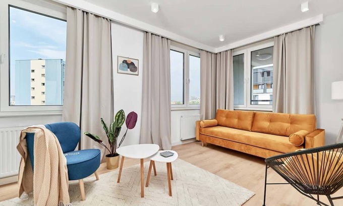 Krzyki Apartment | Gwiaździsta 14 | Elegant Studio | Parking