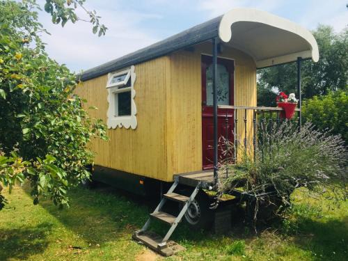 Municipality of Bergen op Zoom House | Gypsy Caravan in Weideblick with Farm Animals