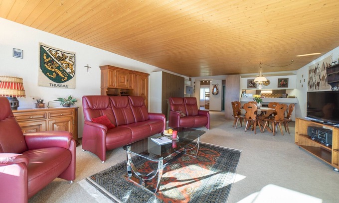 Wildhaus-Alt St. Johann Apartment | Haldenblick 3.5-room holiday apartment with wonderful view