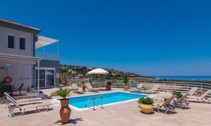 Agia Triada Villa | Haravgi villa , 5 bedrooms ,private pool