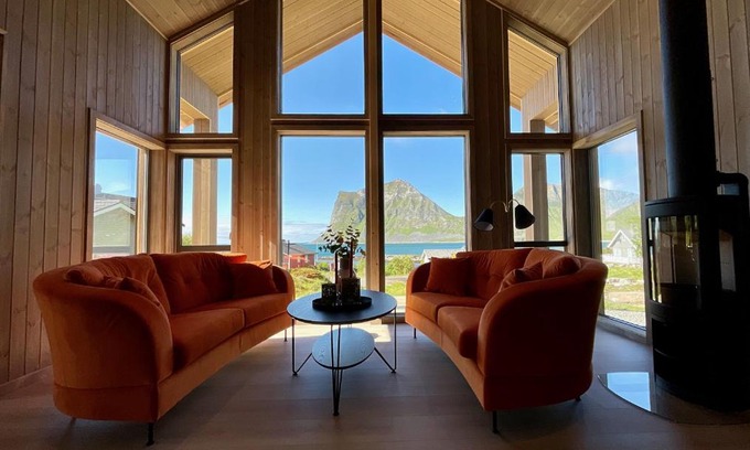 Vestvagøy Ski Chalet | Haukland Beach View - Superior cabin