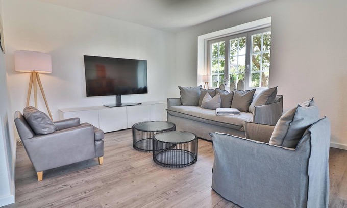 Langeoog Apartment | Haus Dünenblume - Wohnung 1