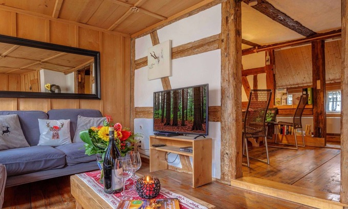 Alpirsbach House | Historic Gerberhaus - Romantic with Sauna, fireplace, handmade furniture, wifi