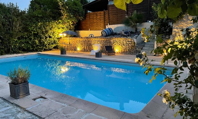 Villarzel-du-Razes House | Holiday Home 'L'ancienne Forge' with Private Pool, Private Terrace and Wi-Fi