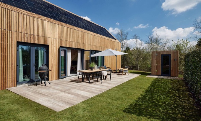 Appelscha House | Holiday Home in Drents-Friese Wold with Sauna