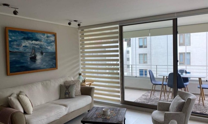 Renaca Apartment | HOM | 3D2B mejor zona de Reñaca 6PAX con Piscina