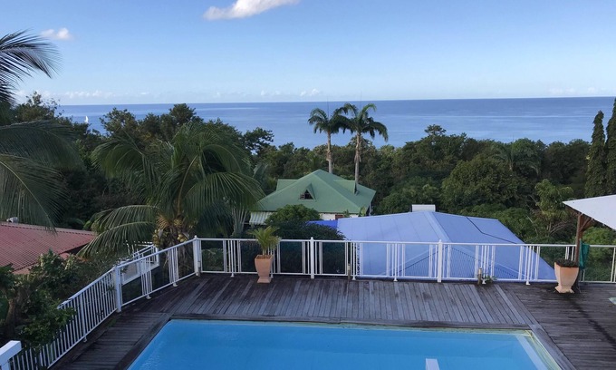 Pointe-Noire Villa | Homerez - 150 m away from the beach! Amazing villa for 16 ppl. with shared pool