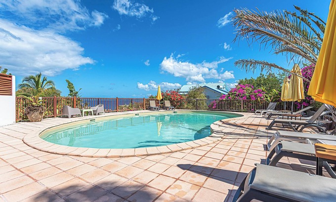 Bouillante House | Homerez - Bungalow with sea view in Bouillante