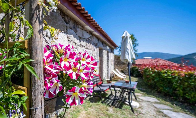 Mondim de Basto House | Homerez - House for 2 ppl. with shared pool and garden at Vilar de Ferreiros