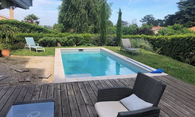 Saint-Cyr-au-Mont-d'Or House | House 4 bedrooms 3 bathrooms swimming pool and tennis 5 min from Lyon