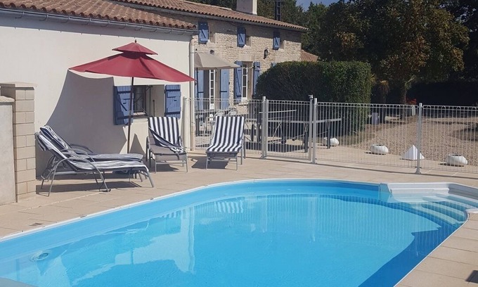 Tonnay-Boutonne House | House, private pool near sea Charente-Maritime near La Rochelle, Cognac