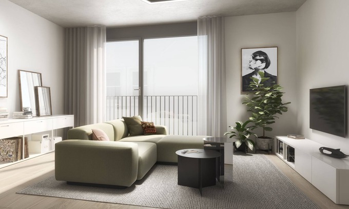 Zentrum Apartment | HUB PLUS STUDIO with 61 sqm for 1-3 people