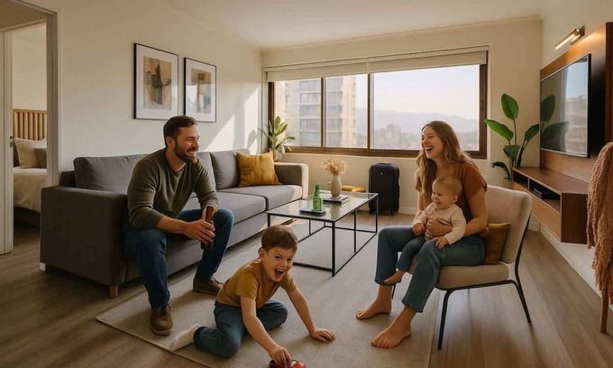 Santiago Apartment | Ideal flia, Amplio, 3 dormitorios