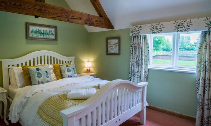 Priors Marston Other | "Idyllic Country Suite" King size bed, Bathroom & Kitchen at Lower Fields Farm