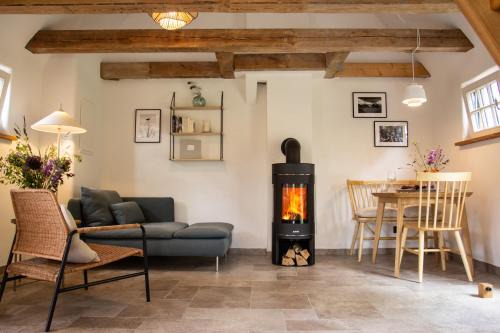 Kloster Tempzin House | Idyllisches Landhaus, Garten & Kamin, für Paare