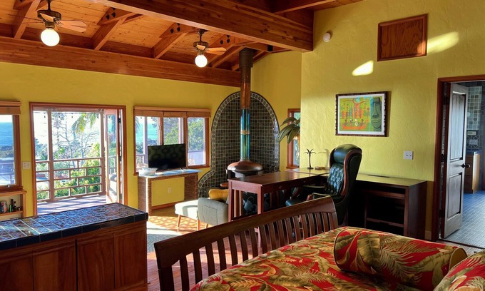 Del Mar Heights Apartment | In Search of Tiki - A huge studio with a smashing ocean view - Private & Cozy!