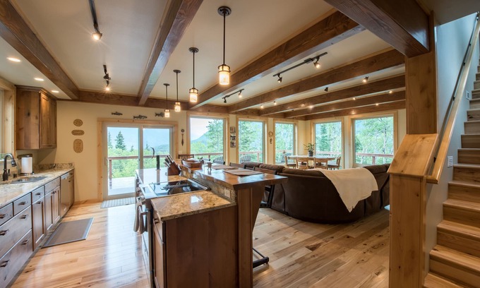 Cooper Landing House | Incredible Views of the Kenai River and Mountains, Home sits on 5 Private acres!
