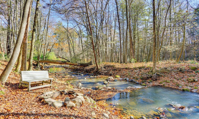 Circleville House | Indoor Pool, Gym & More: Catskills 'Retreat House'