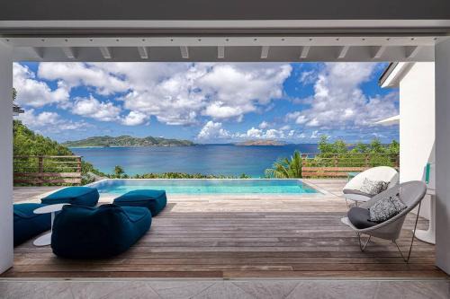 Pointe Milou Villa | Infiniti Entire Luxury Villa Breath Taking View in St Barth