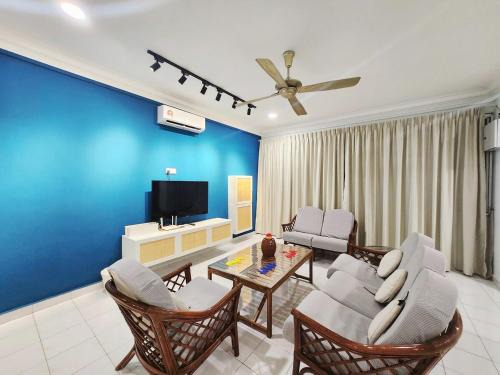 Pasir Puteh Baharu House | Ipoh pasir puteh vibrant home 4br 15 pax