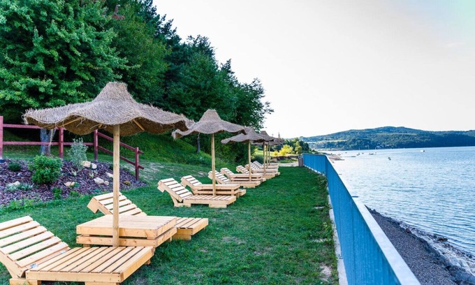 Kvakovce House | Izba Deluxe s výhľadom na jazero Domaša