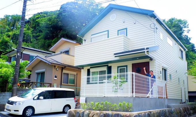 Koshigoe House | Kamakura Enoshima Minpaku Spacious new house with 3 parking lots, sea, forest hiking course nearby