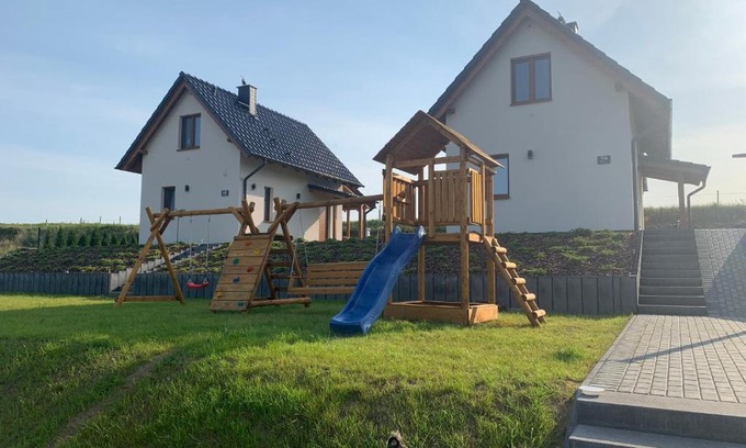 Tuchomie House | Kaszubska Osada Domki z Balią