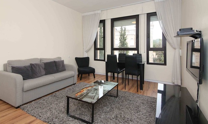 Mamilla Apartment | King David Elegance - Two Bedroom Apartment, Sleeps 4