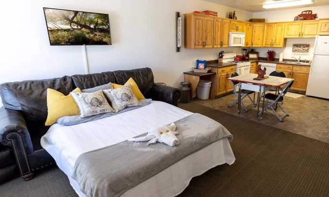 Mount Pleasant Apartment | š¤ king studio w/Q sleeper+kitchen+washer/dryer+250mbps wi-fiš„¾(15mi)maple canyon