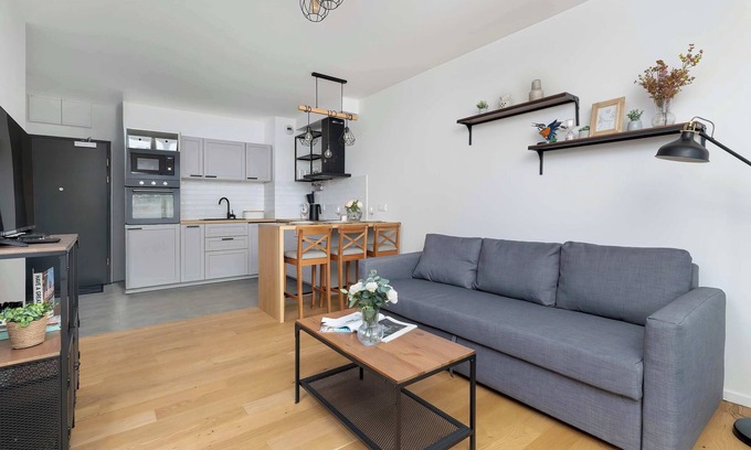 Podgorze Apartment | Klimeckiego 8 | Krakow | Functional Apartment | Parking | Balcony