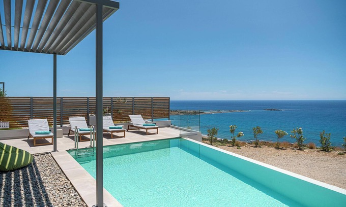 Kantanos-Selino Villa | Krystallon West - Superb sea views, walking distance to the beach and Paleochora