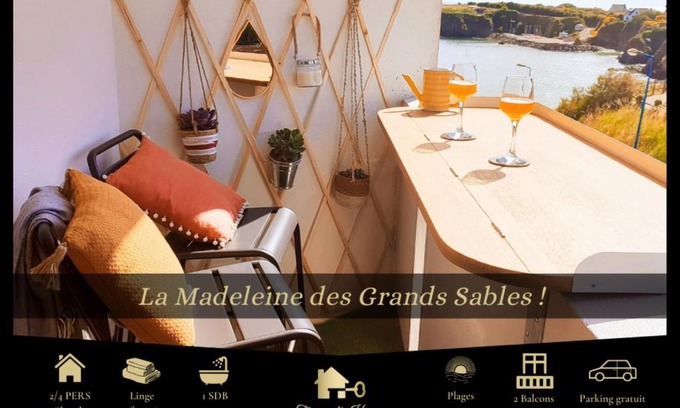 Le Pouldu Apartment | LA MADELEINE DES GRANDS SABLES 1- 4 PERS