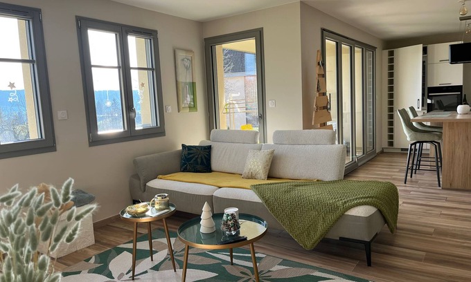 Les Grangettes Apartment | La parenthèse vue lac